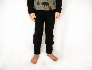 Black Bamboo Joggers