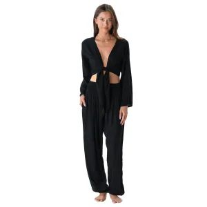 Black Daydreamer Top   Harem Pants Set