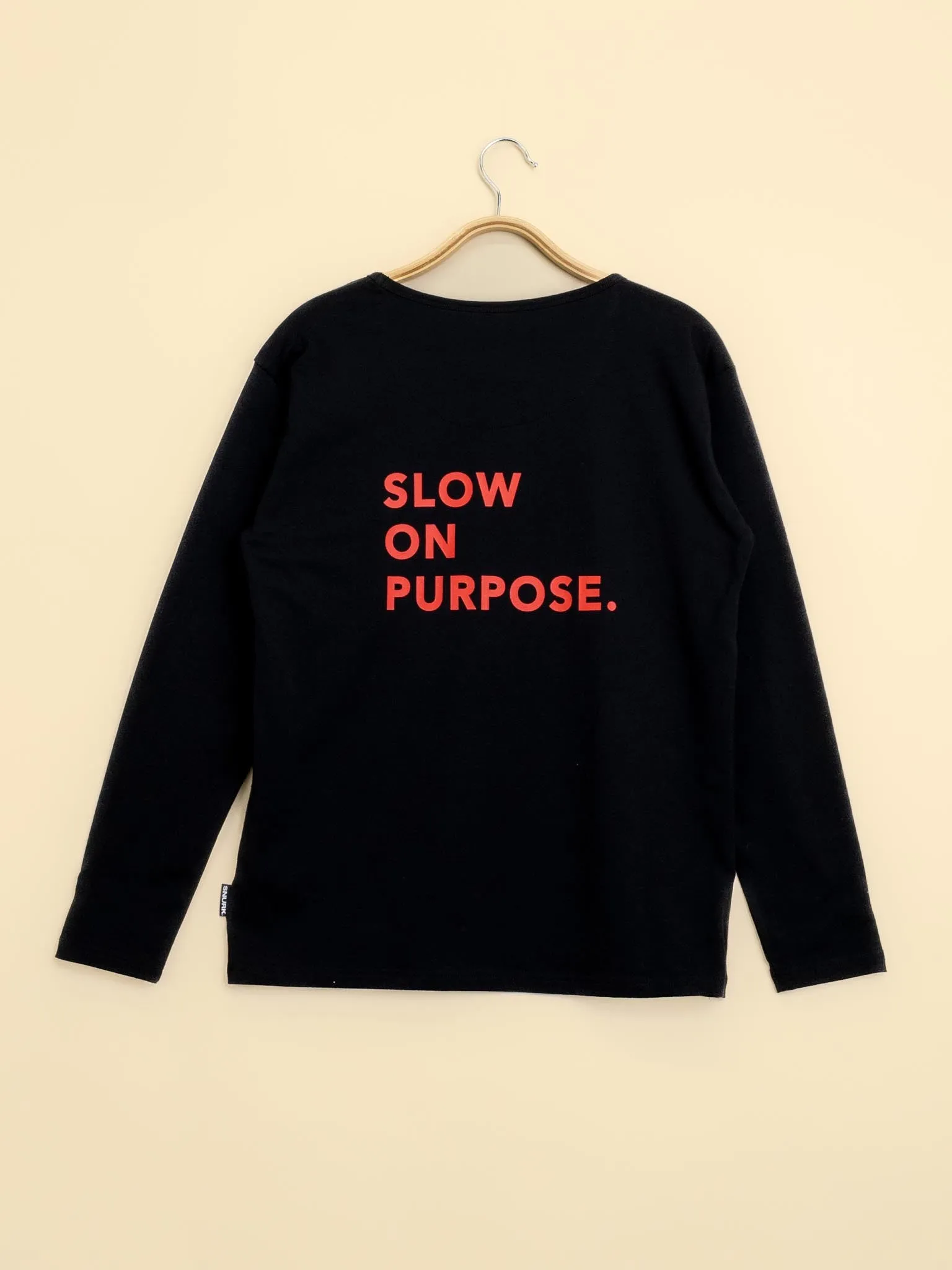 Black Long Sleeve T-shirt Dames