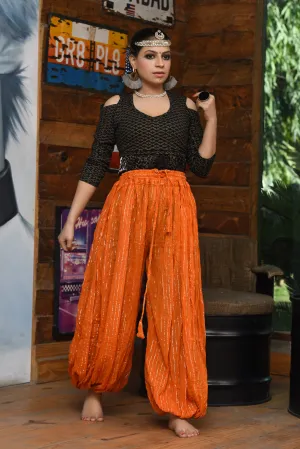 bloomer lurex orange
