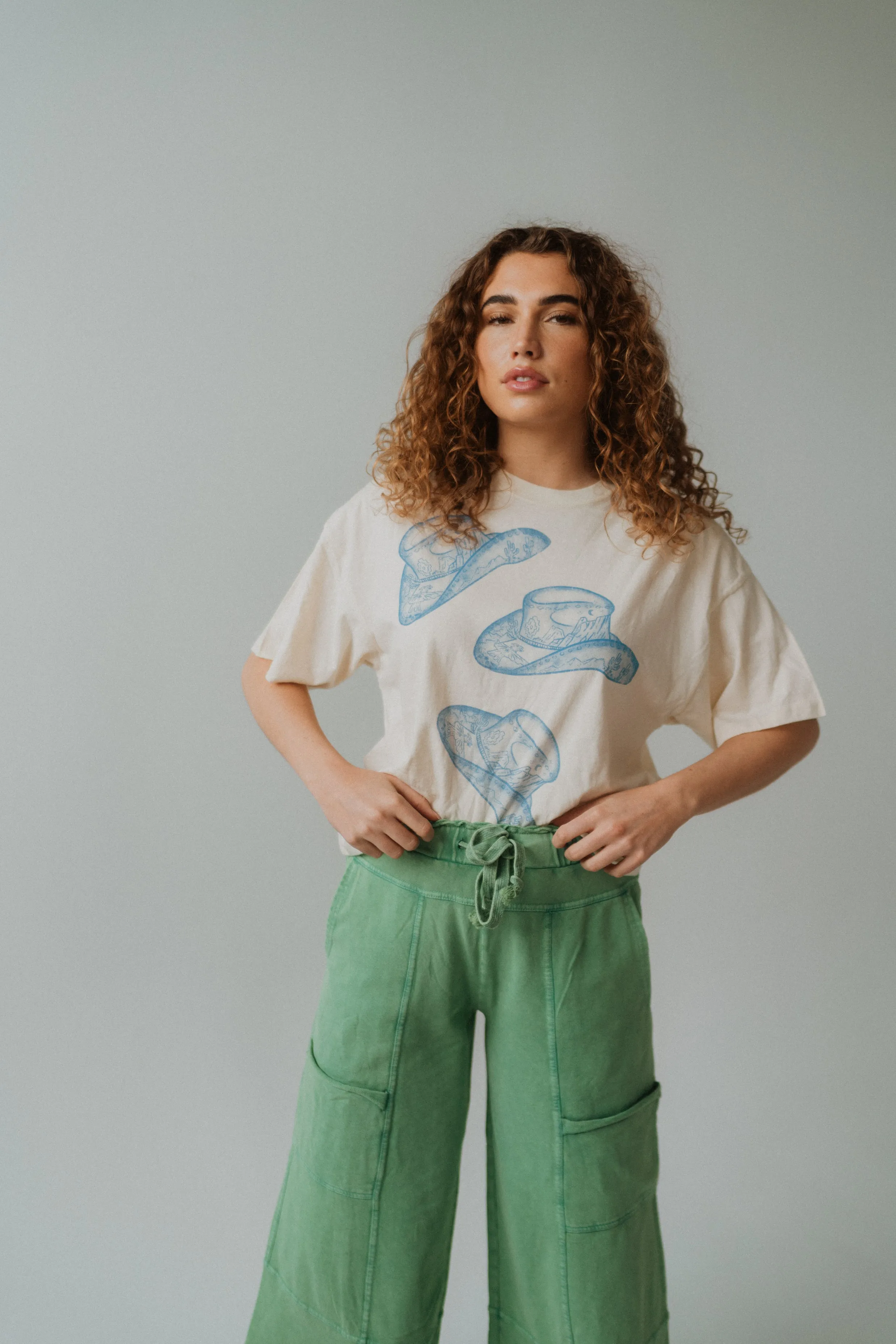 Blue Cowboy Hat T-Shirt