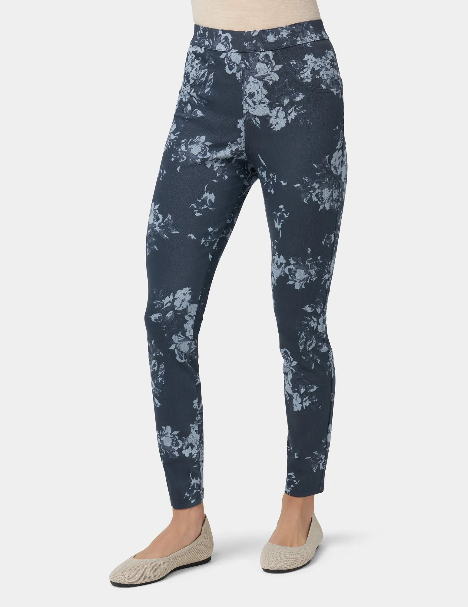 Blue Roses Denim Legging