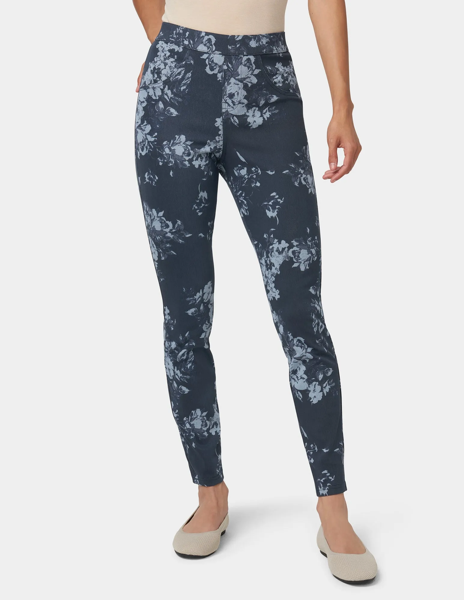 Blue Roses Denim Legging