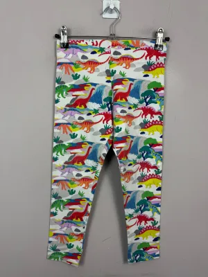 Boden dinosaur leggings 8-9y