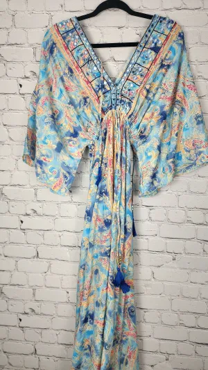 Boho dress, Bohemian Clothing, Summer party dress, loose dress,Cocktail party kaftan,Festival wear,One Size kaftan, Maxi Dresses