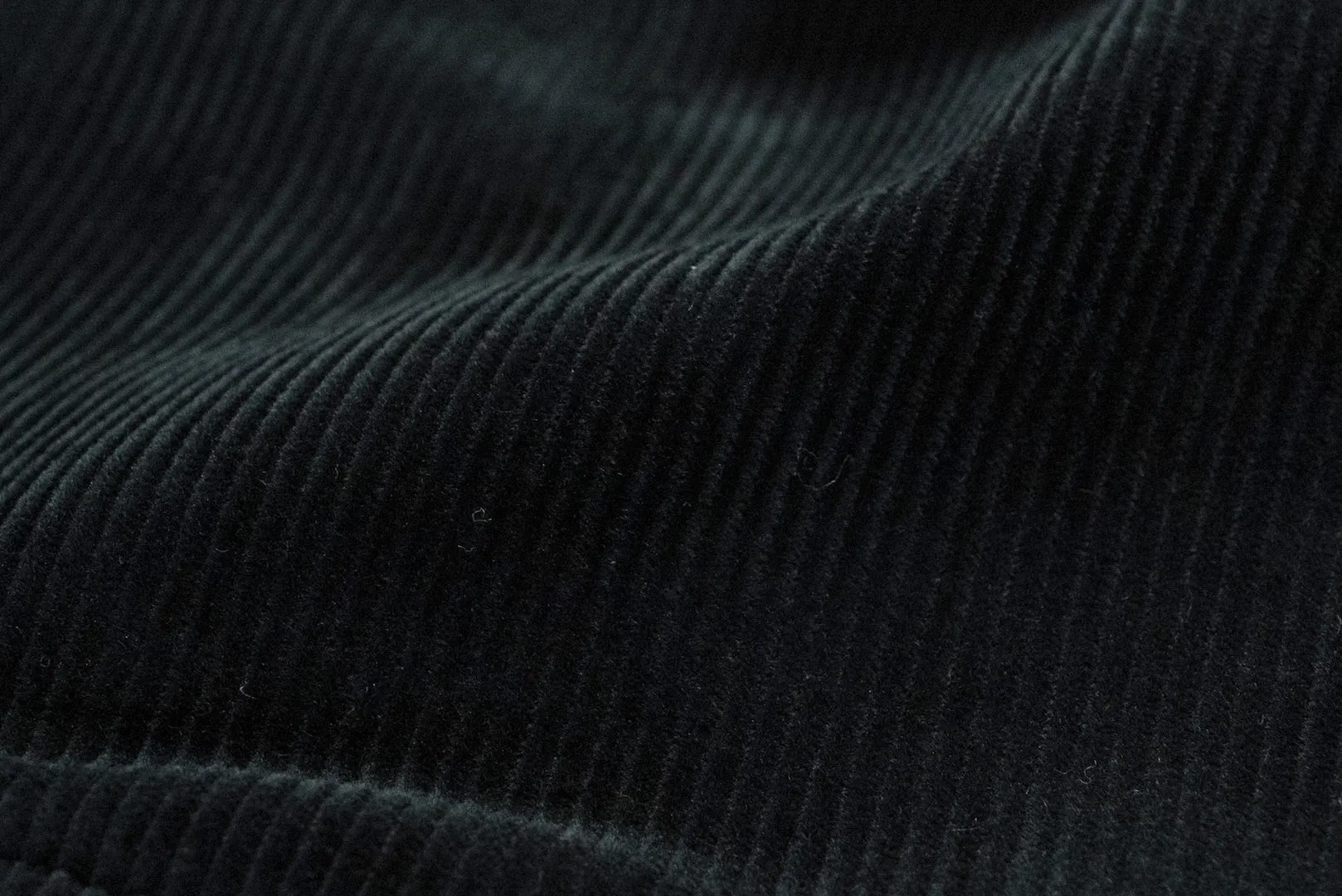 Boncoura Heavyweight Corduroy Trucker Jacket (Black)