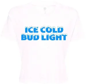Bud Light Women’s Ice Cold Crop T Shirt