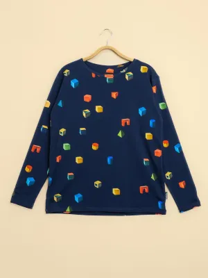 Building Blocks Long Sleeve T-shirt Dames