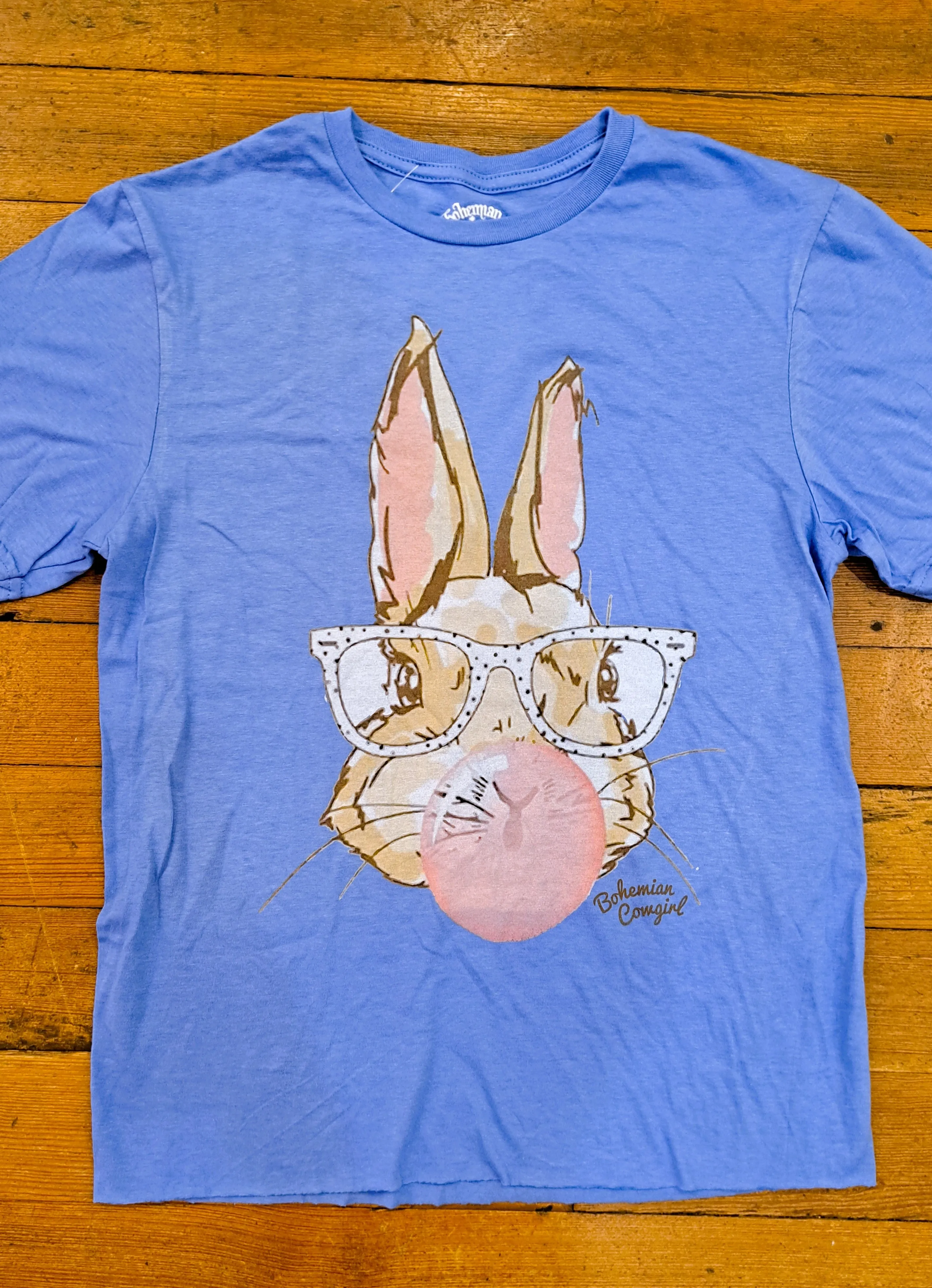 Bunny Bubble Blue T-Shirt - WS