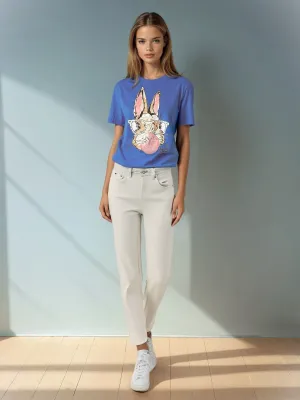 Bunny Bubble Blue T-Shirt - WS