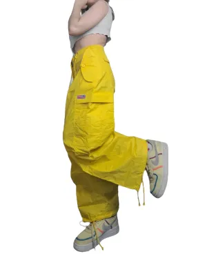 Cargo parachute jaune vintage