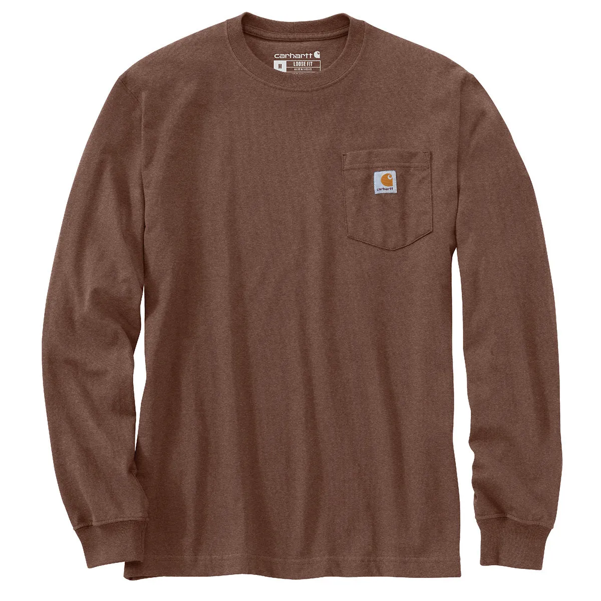 Carhartt K126-SNSLF24 Men's Loose Fit Heavyweight Long Sleeve Pocket T-Shirt - Seasonal Colors