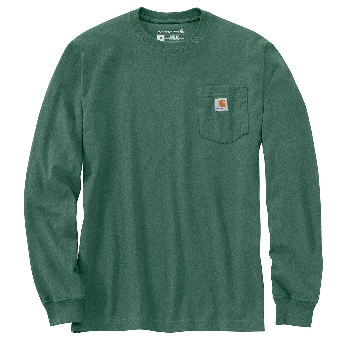 Carhartt K126-SNSLF24 Men's Loose Fit Heavyweight Long Sleeve Pocket T-Shirt - Seasonal Colors