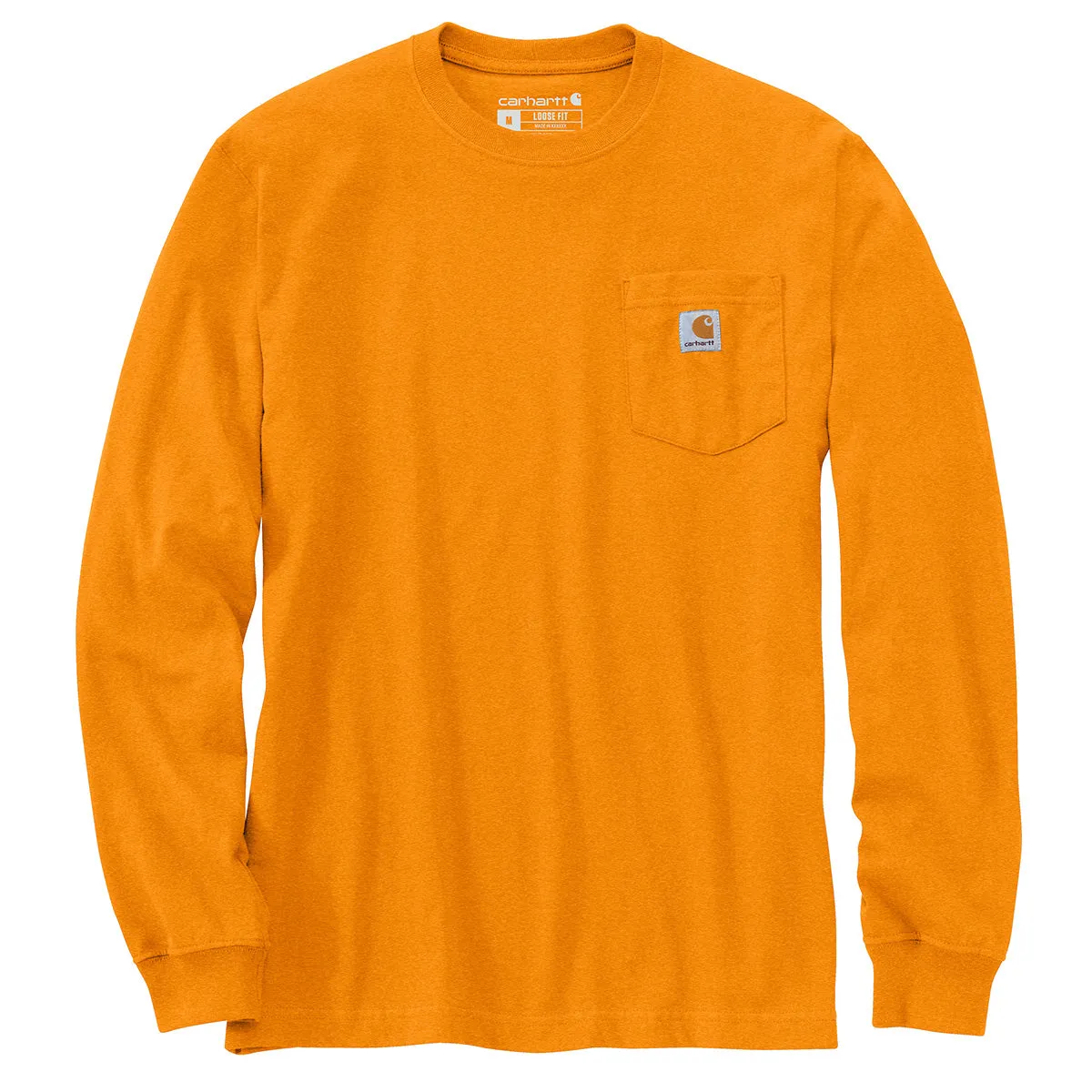 Carhartt K126-SNSLF24 Men's Loose Fit Heavyweight Long Sleeve Pocket T-Shirt - Seasonal Colors