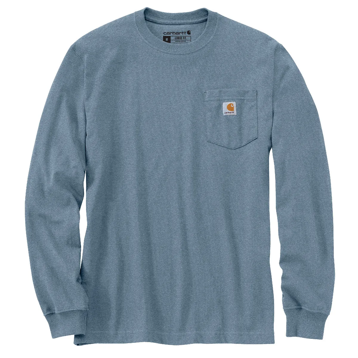Carhartt K126-SNSLF24 Men's Loose Fit Heavyweight Long Sleeve Pocket T-Shirt - Seasonal Colors