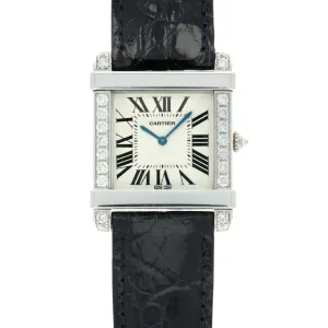 Cartier Platinum and Diamond Tank Chinoise Ref. 2685