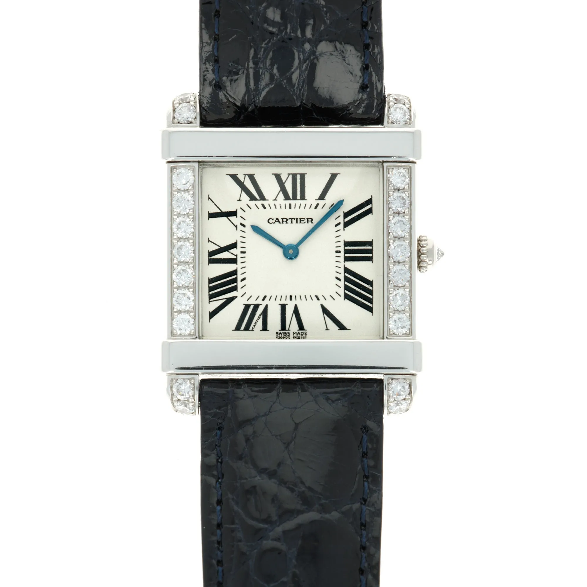 Cartier Platinum and Diamond Tank Chinoise Ref. 2685