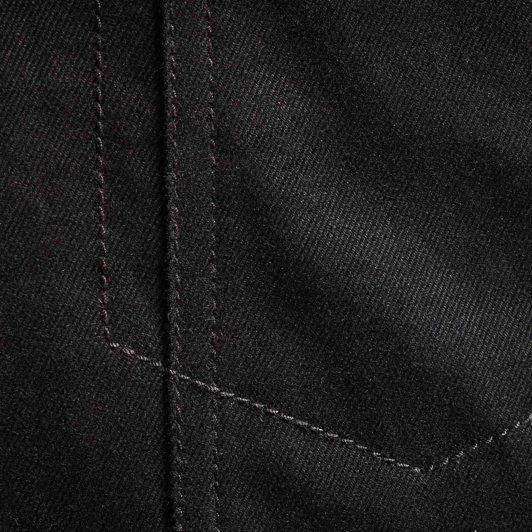 Cashmere Touch Cotton Jacket - Black