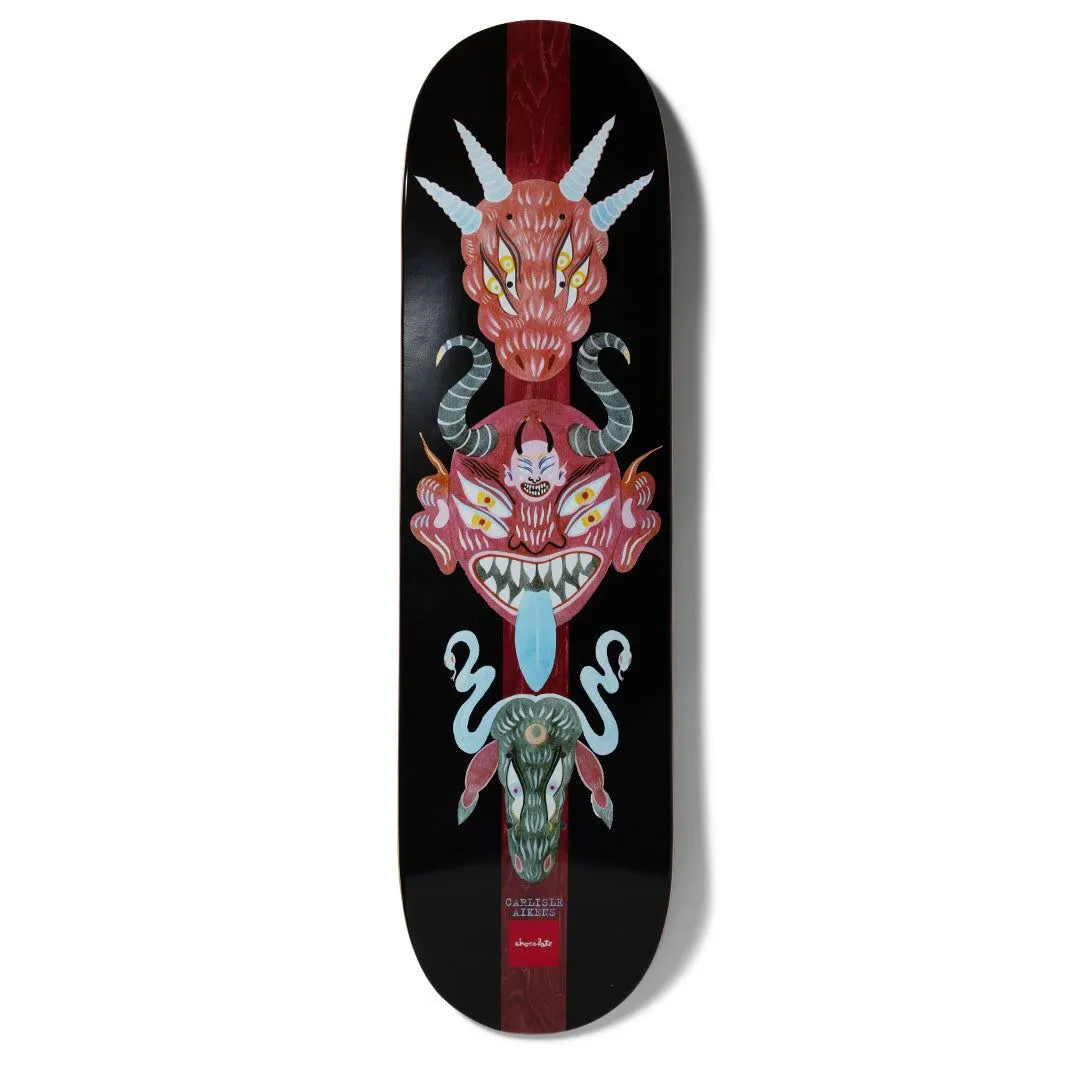 Chocolate Skateboard Dog Perfume Masks Carl Aikens Skateboard Deck - 8.5"