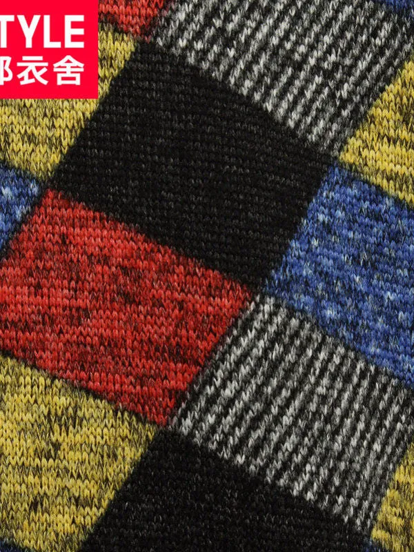 Clearance - multi color check hoodies