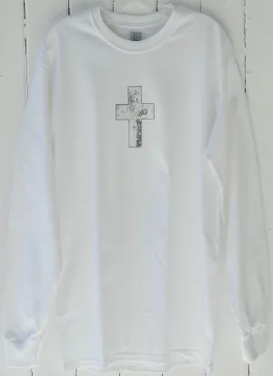 Collage Cross Long Sleeve T-Shirt