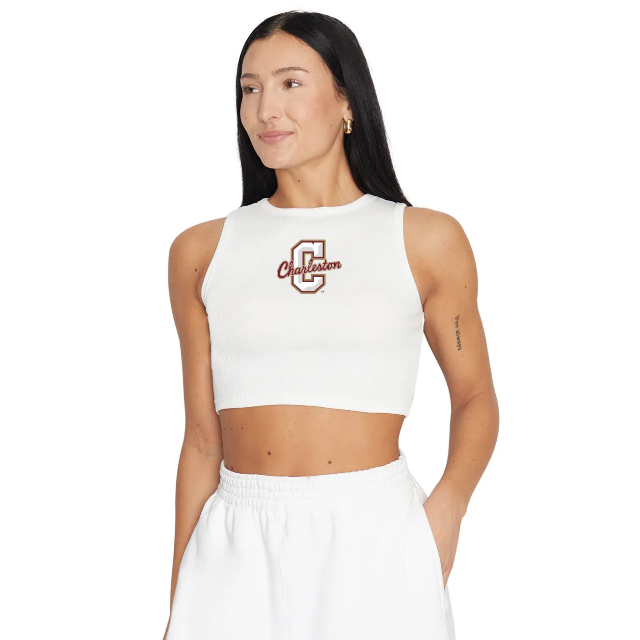 College of Charleston Touchdown Ribbed Tank