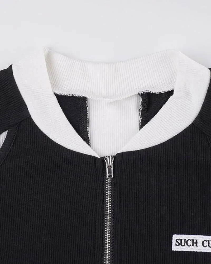 Colorblock Long Sleeve Tee