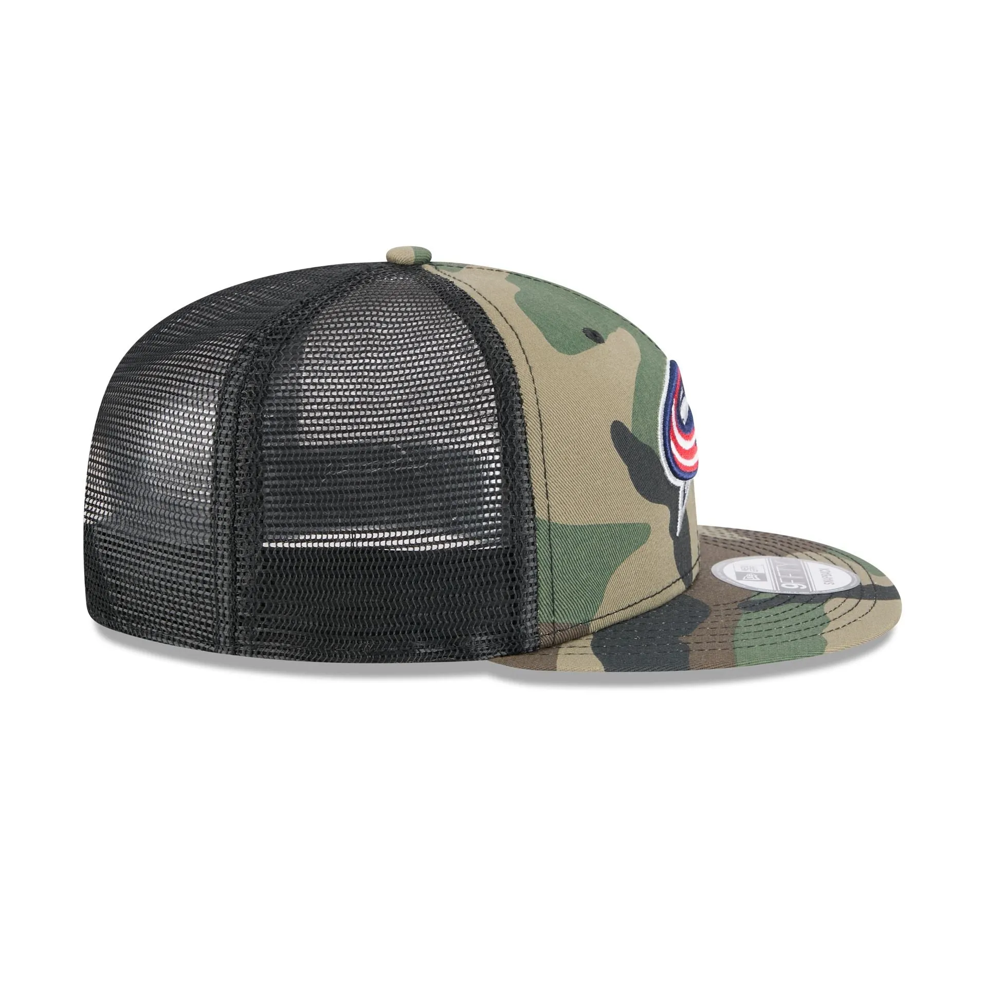 Columbus Blue Jackets Camo 9FIFTY Trucker Hat