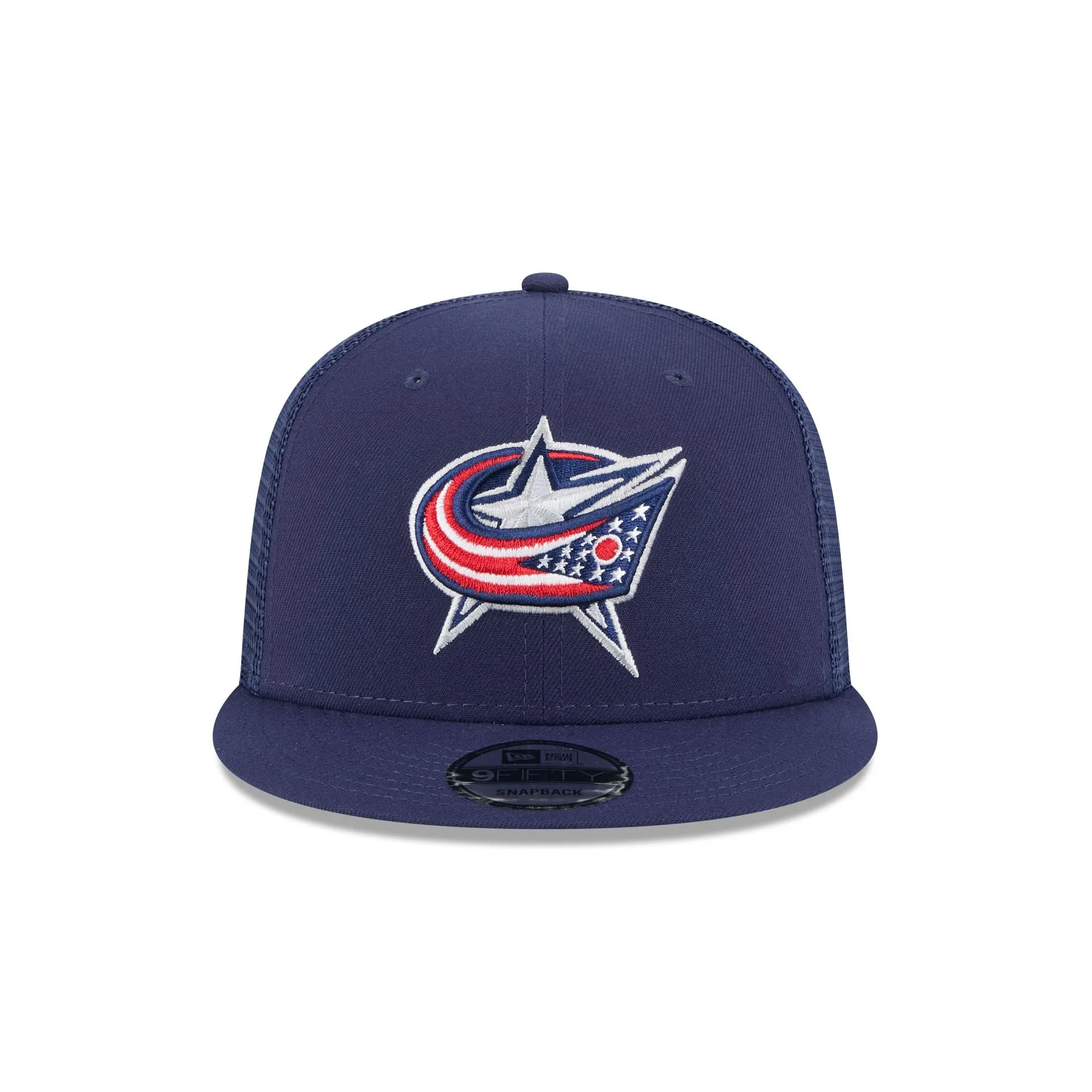 Columbus Blue Jackets Team Tag 9FIFTY Trucker Hat