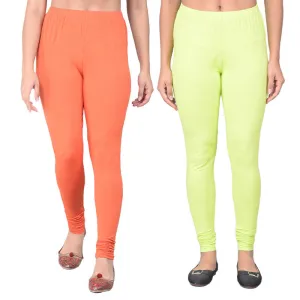 Comfort Lady Regular Fit Ankle Length Leggings Pack of  2