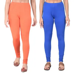 Comfort Lady Regular Fit Ankle Length Leggings Pack of  2
