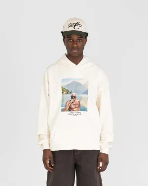 Como Graphic Hoodie White
