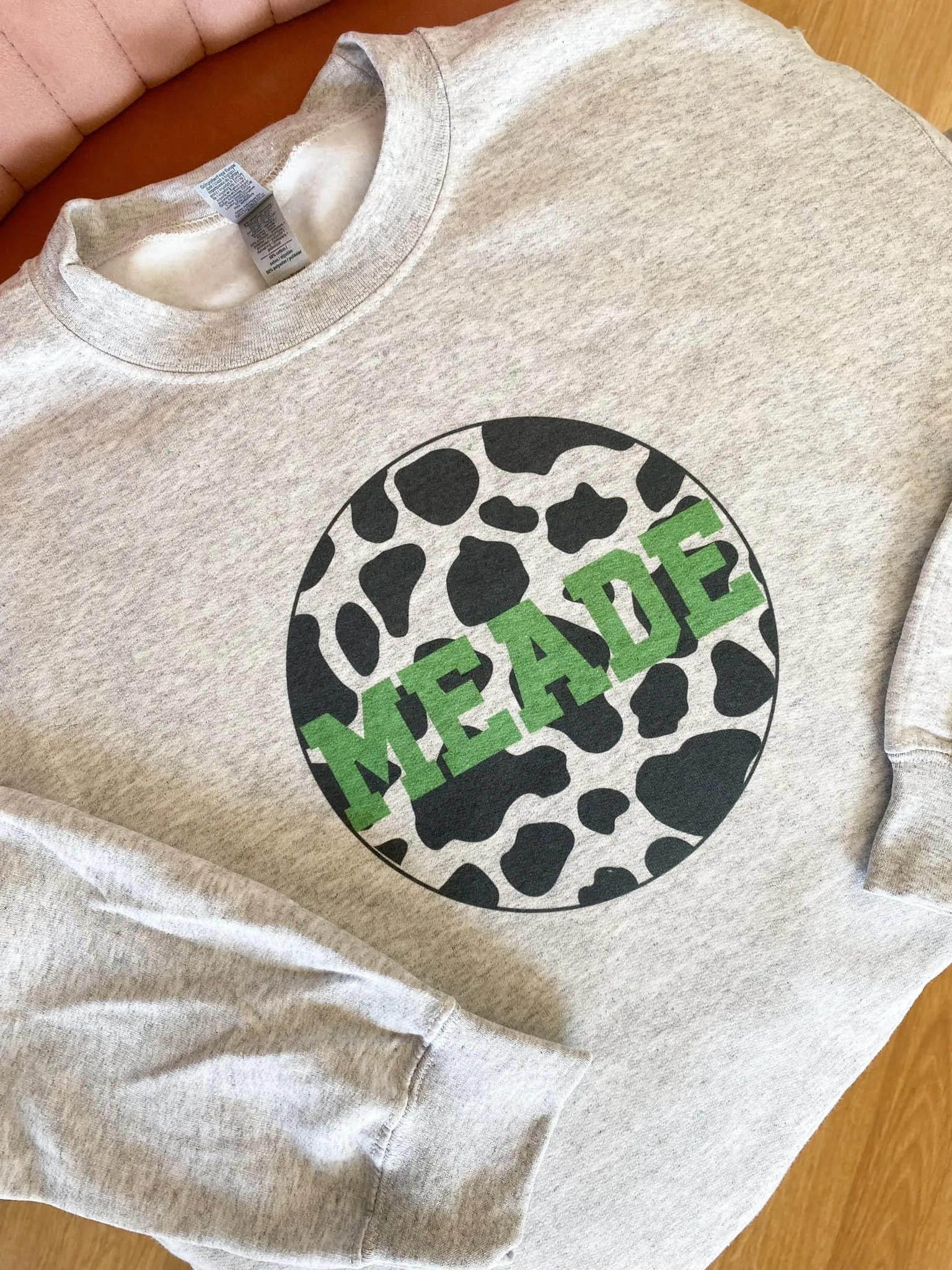 Cow Print Meade Sweatshirt