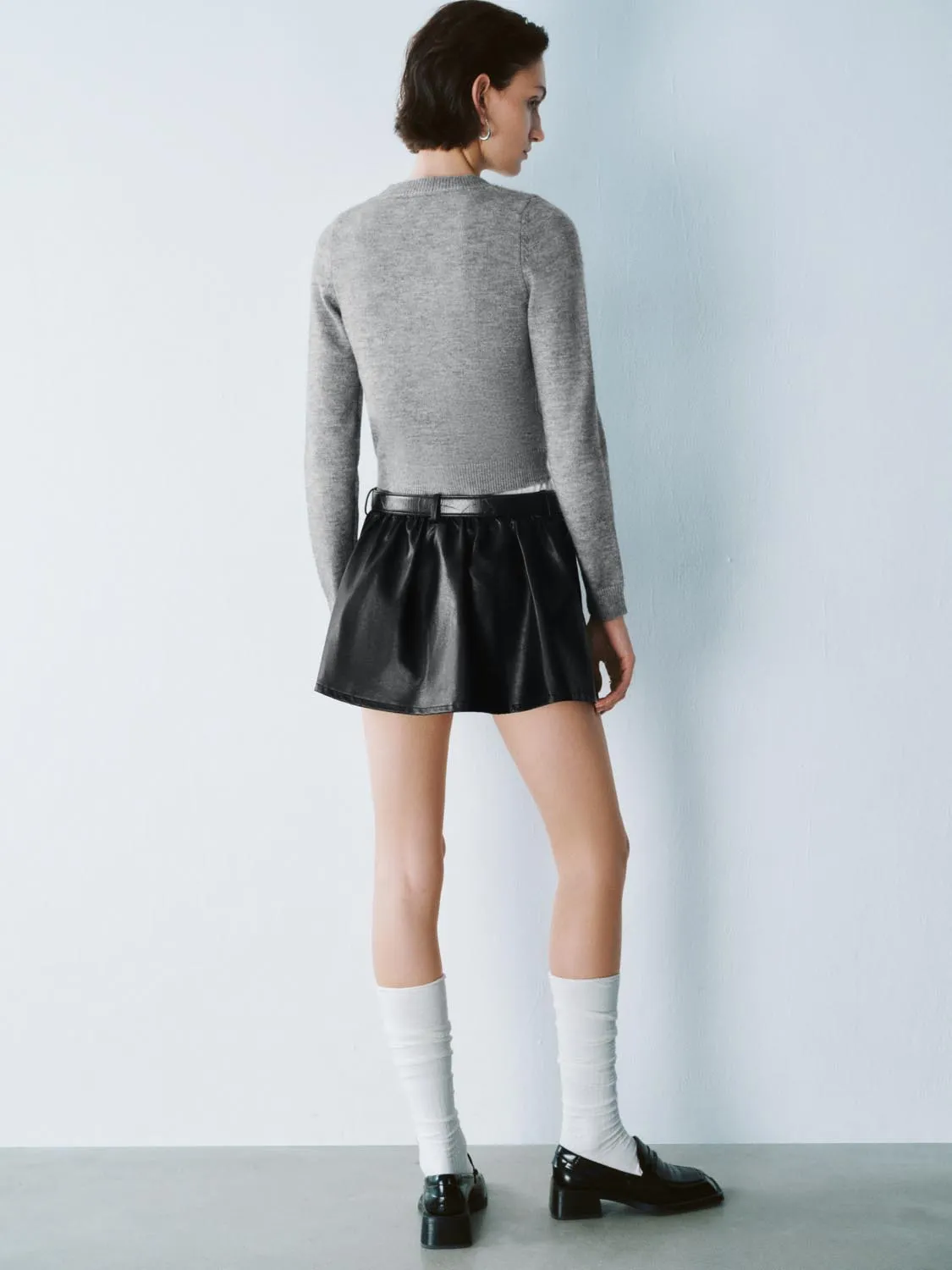 Cropped Knitted T-Shirts