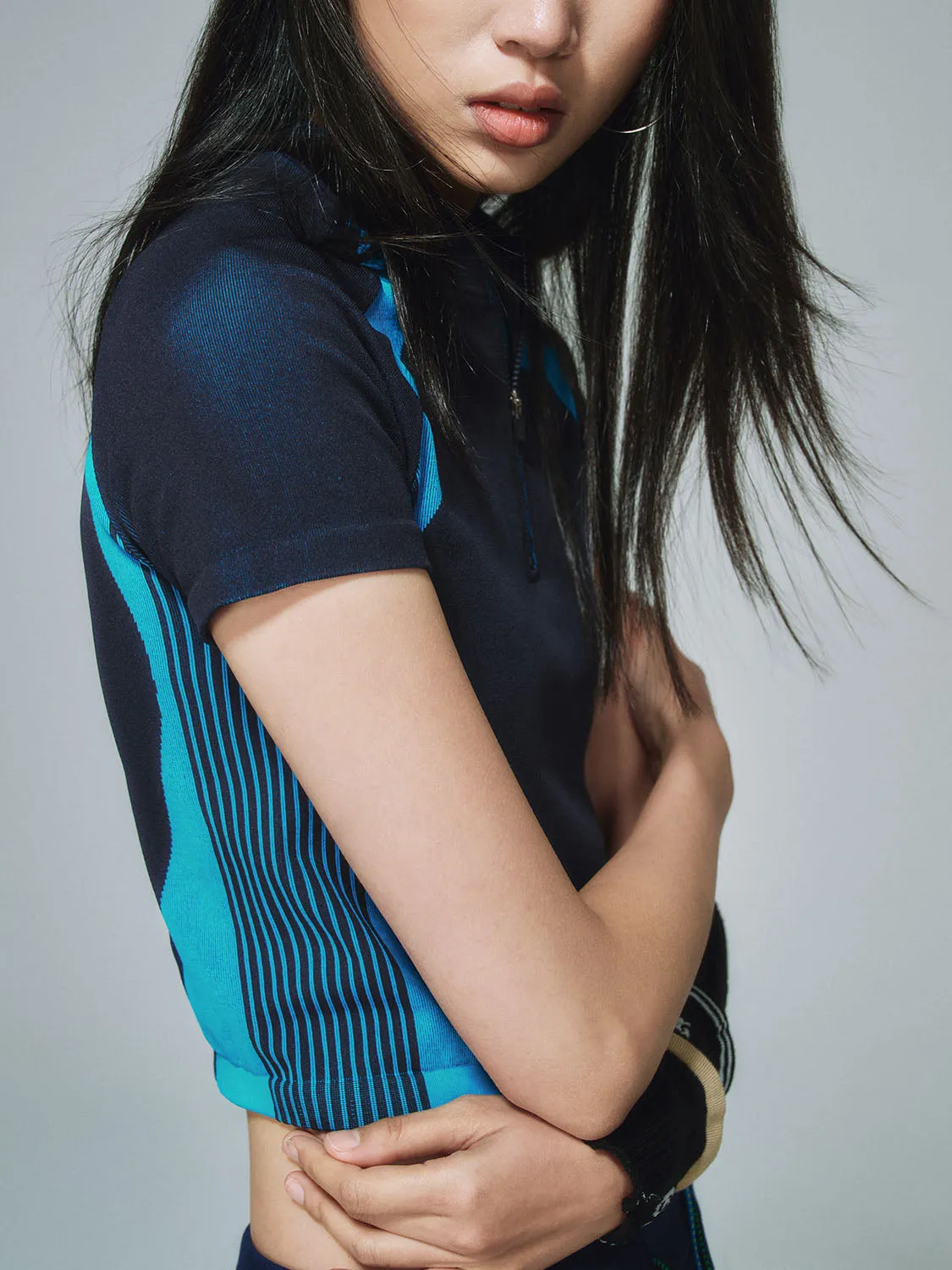 Cropped Knitted T-Shirts