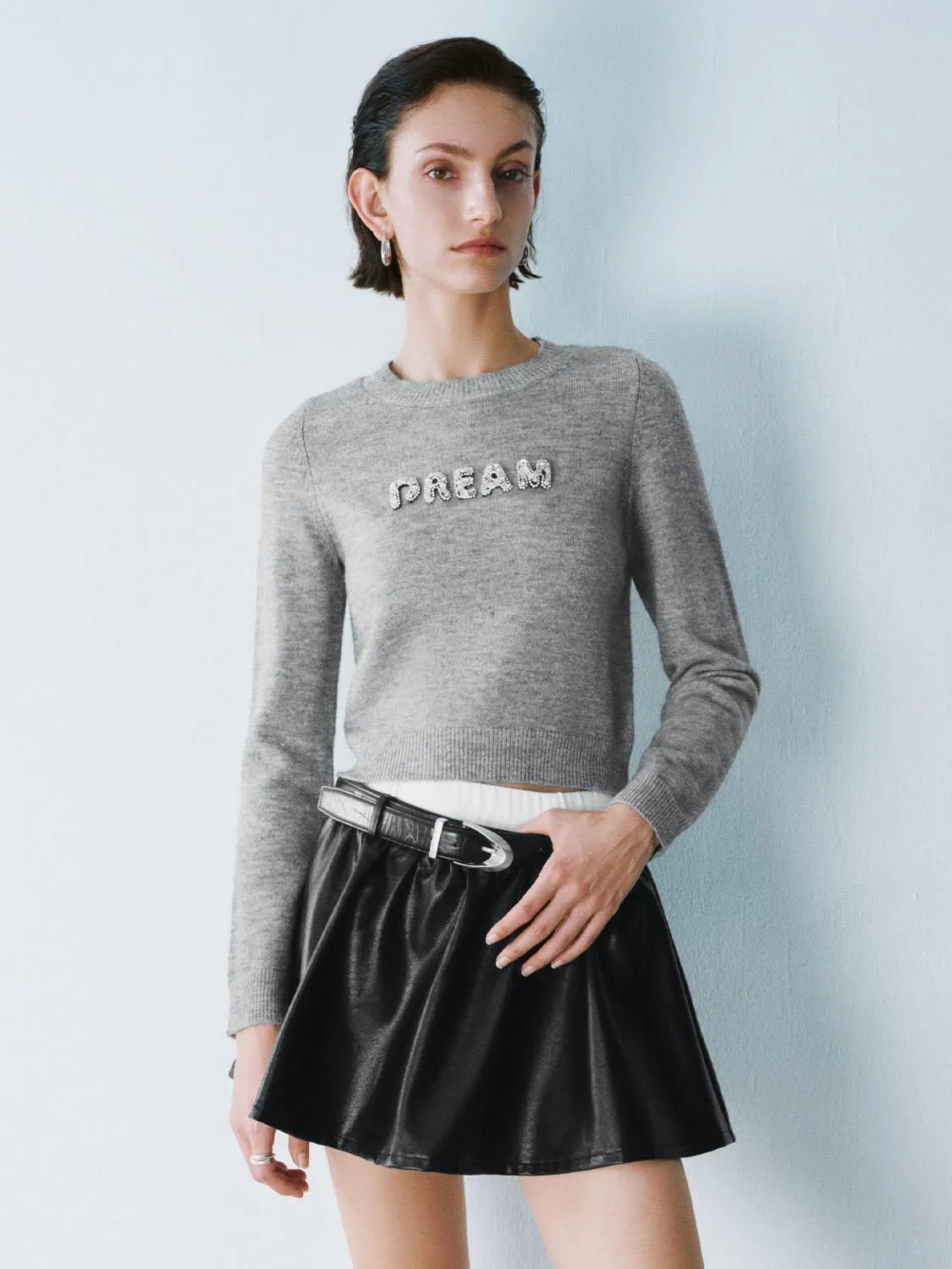 Cropped Knitted T-Shirts