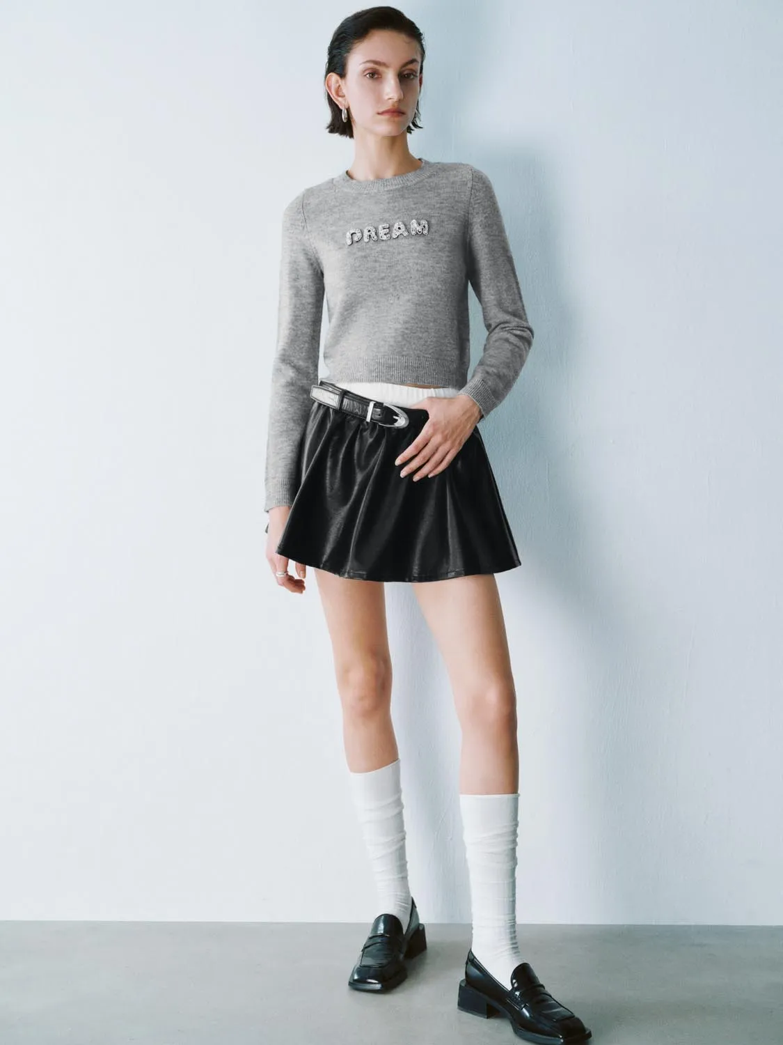 Cropped Knitted T-Shirts