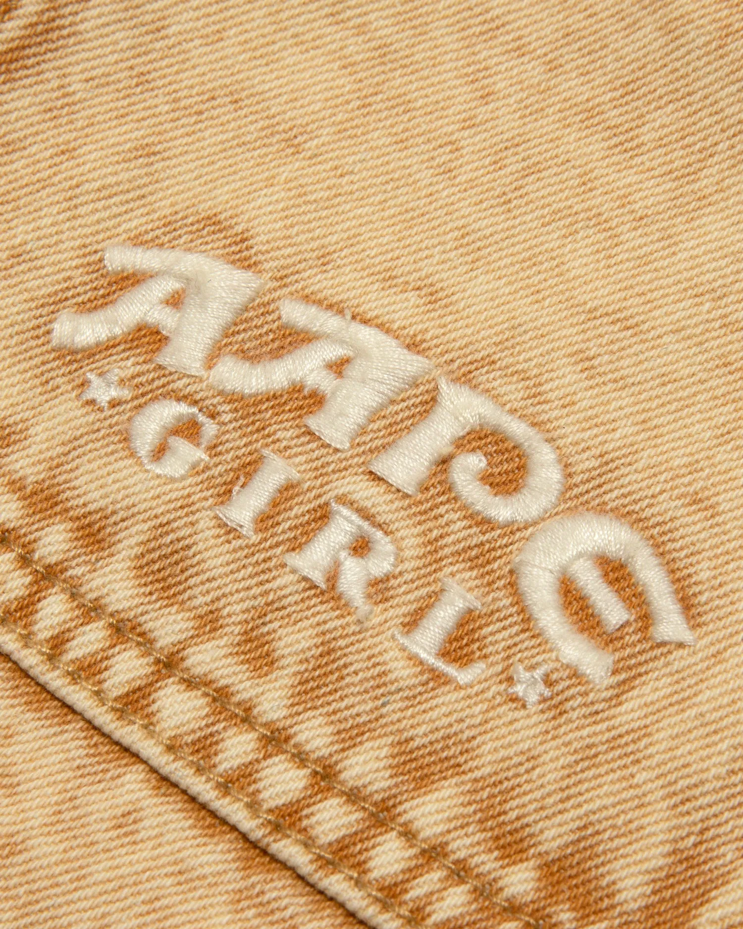 Cropped logo zip-up shirt
