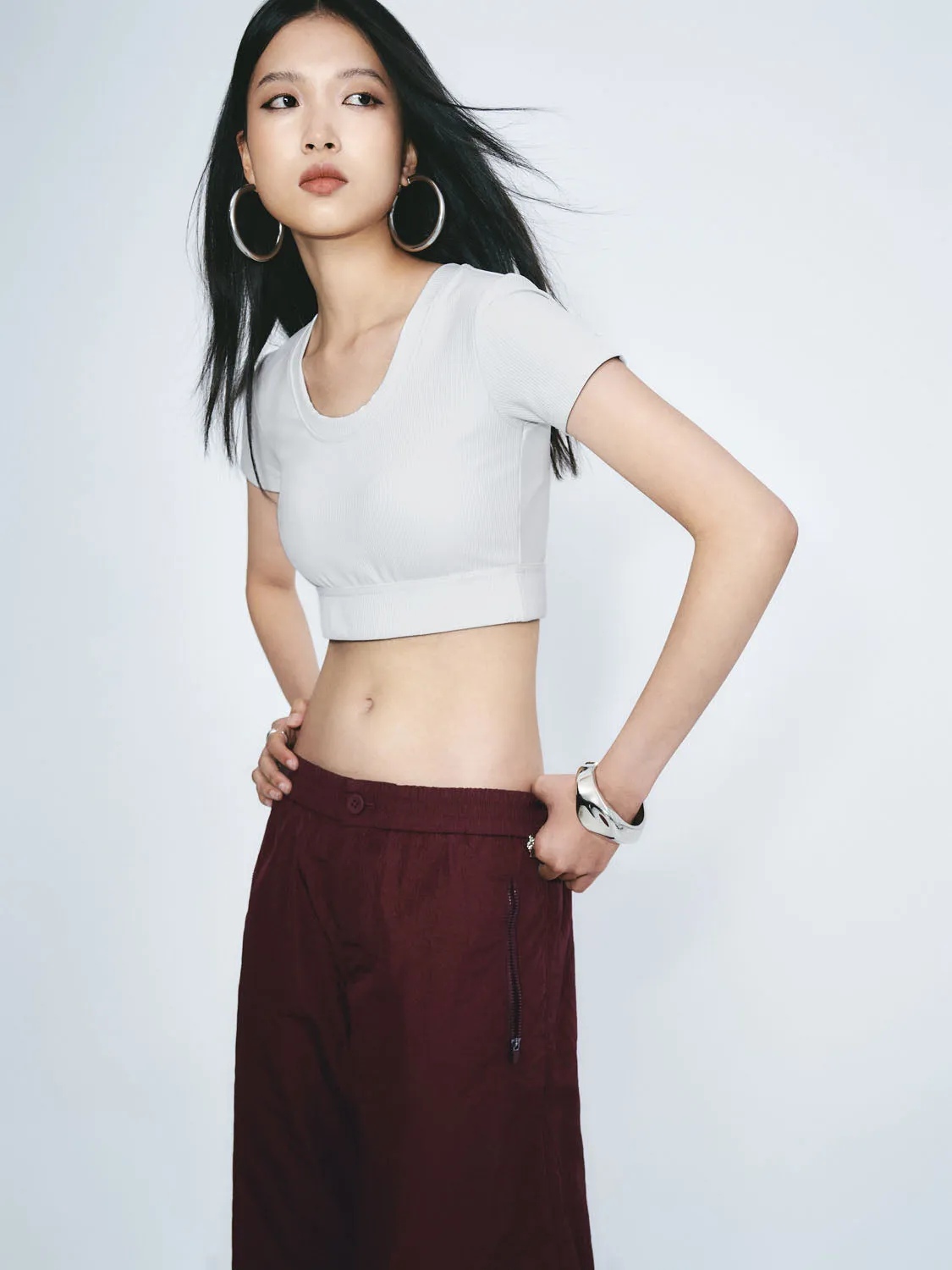 Cropped Skinny T-Shirts