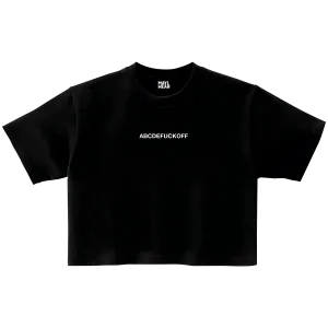 Cropped T-shirt, Abcdefuckoff