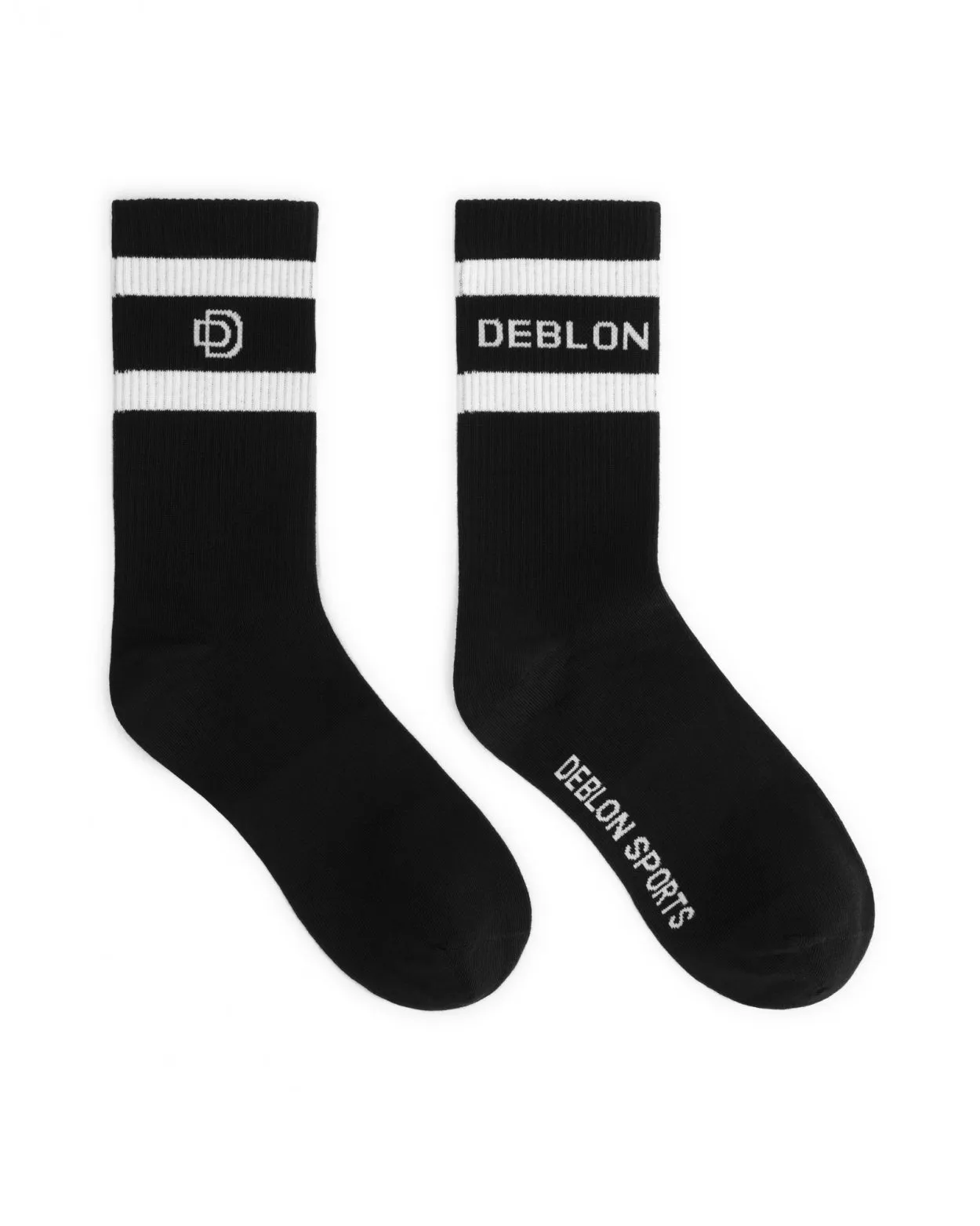 Deblon Socks (2-Pack) | Black Off White