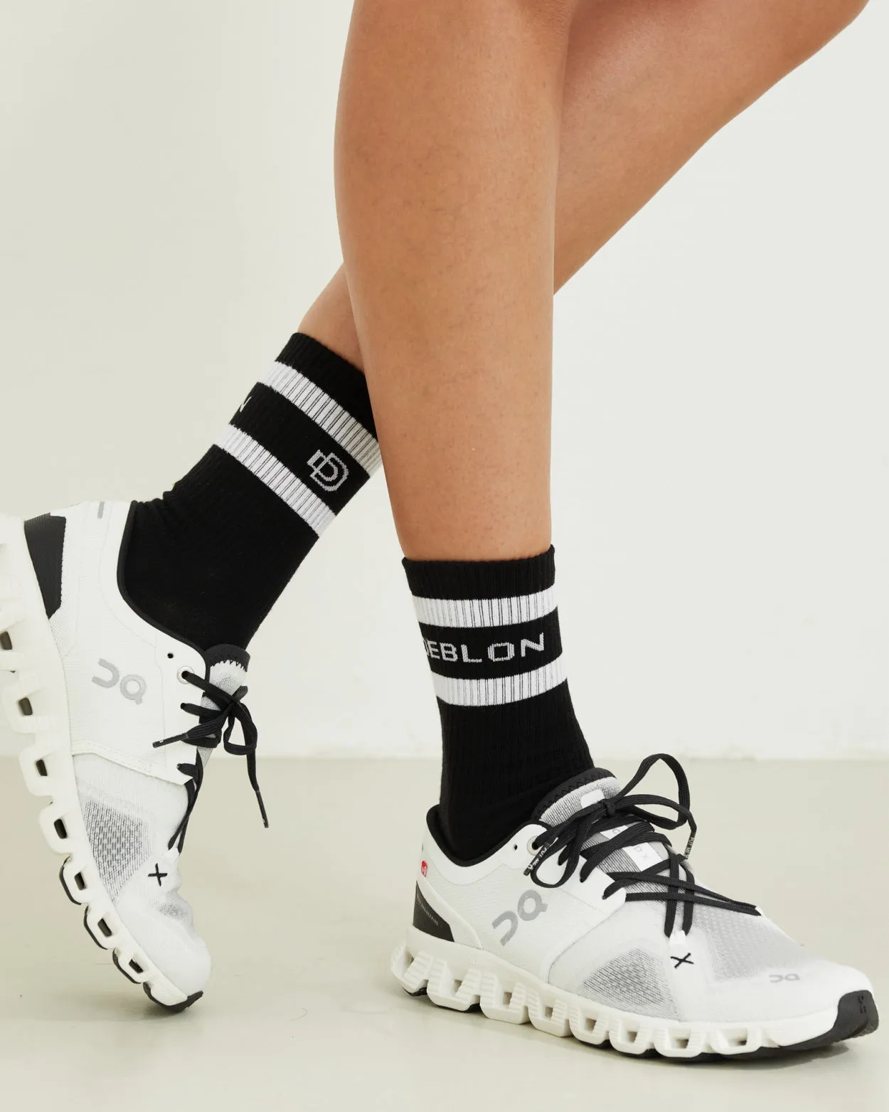 Deblon Socks (2-Pack) | Black Off White