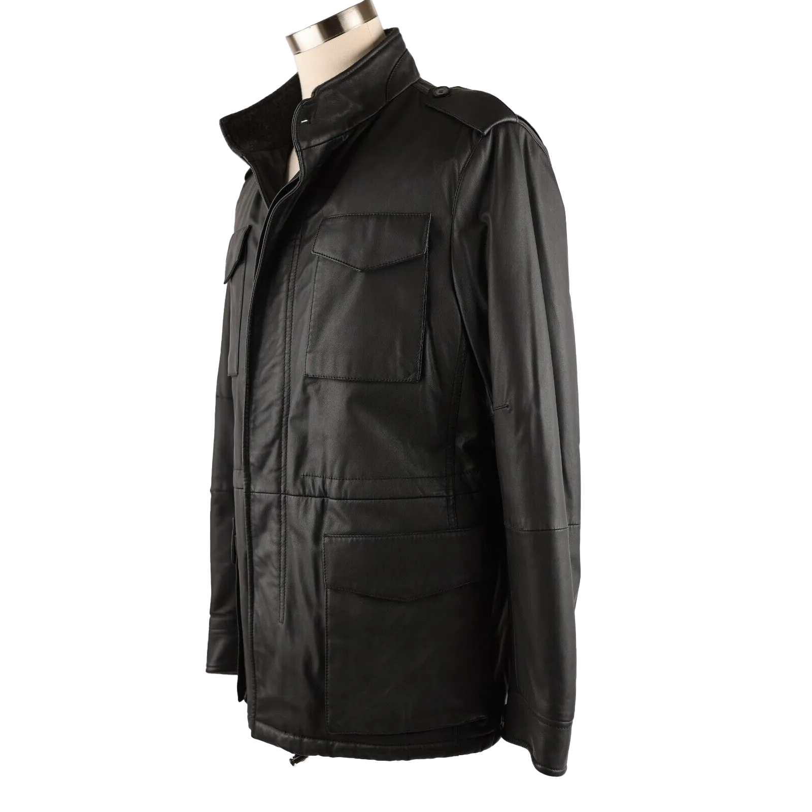 Deer Leather Jacket W/ Cashmere Lining