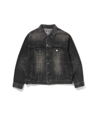 Distressed 13oz Denim Trucker Jacket