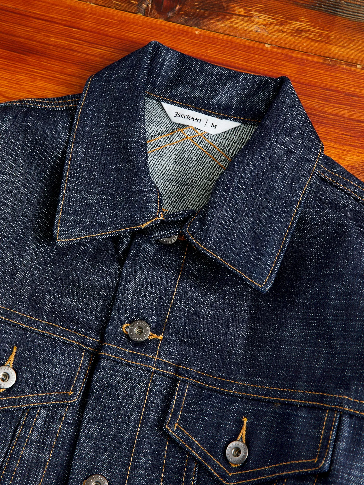 DJ-102xn "Natural Indigo" 15.4oz Selvedge Type-3 Denim Jacket