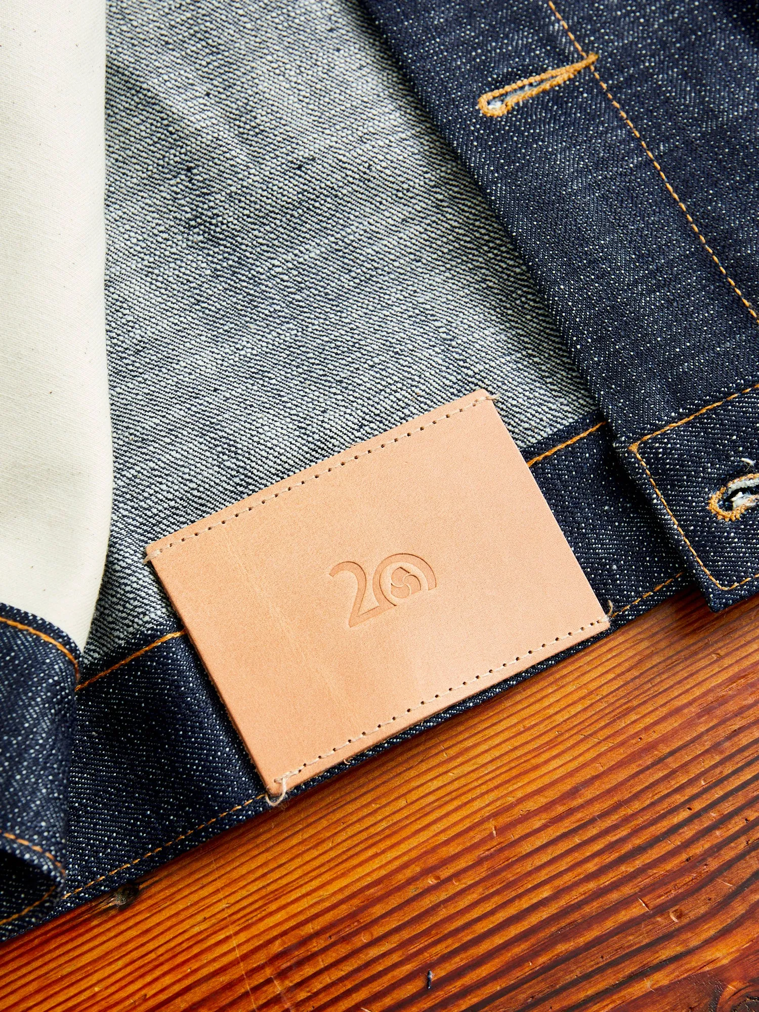 DJ-102xn "Natural Indigo" 15.4oz Selvedge Type-3 Denim Jacket