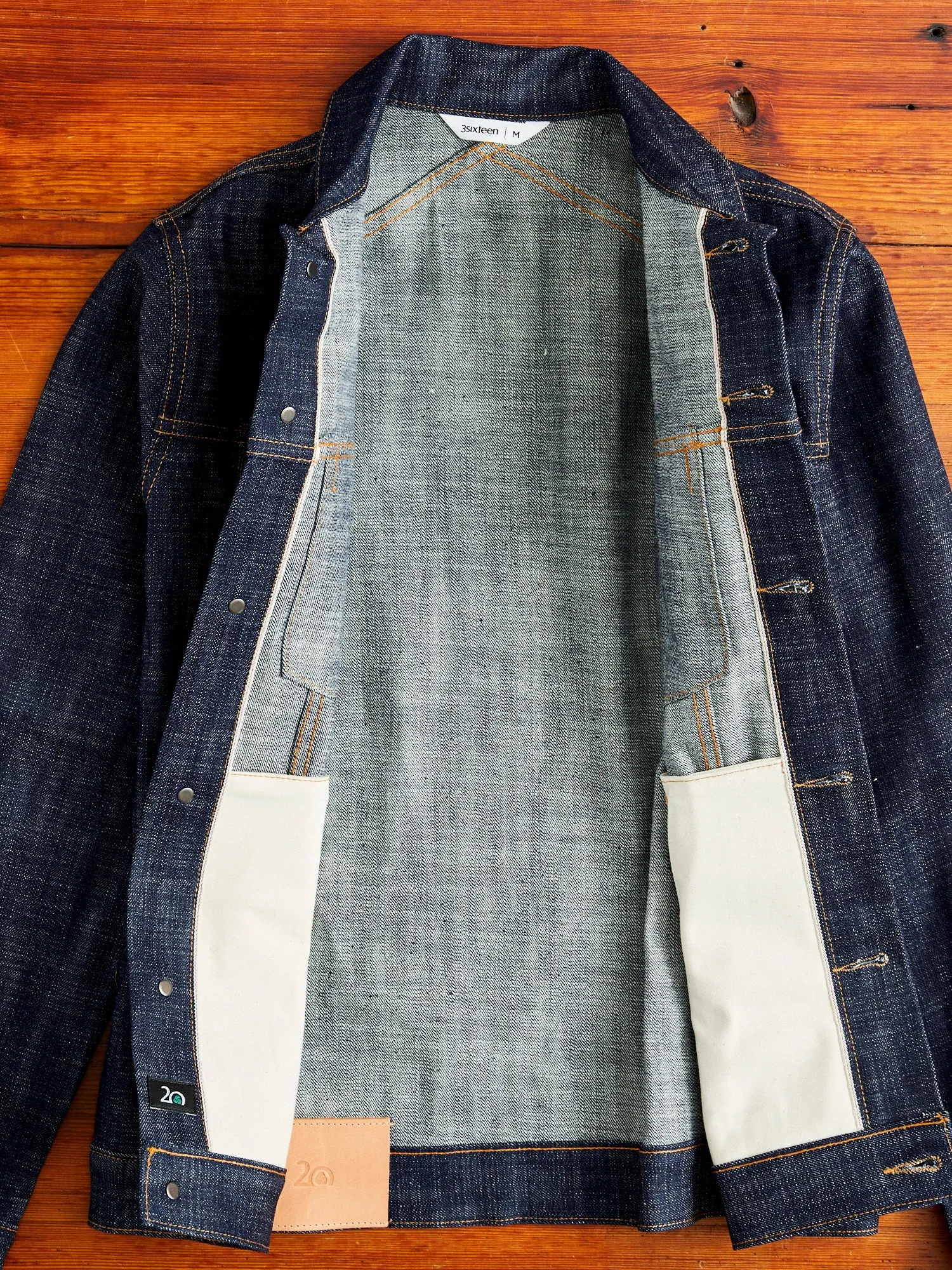 DJ-102xn "Natural Indigo" 15.4oz Selvedge Type-3 Denim Jacket