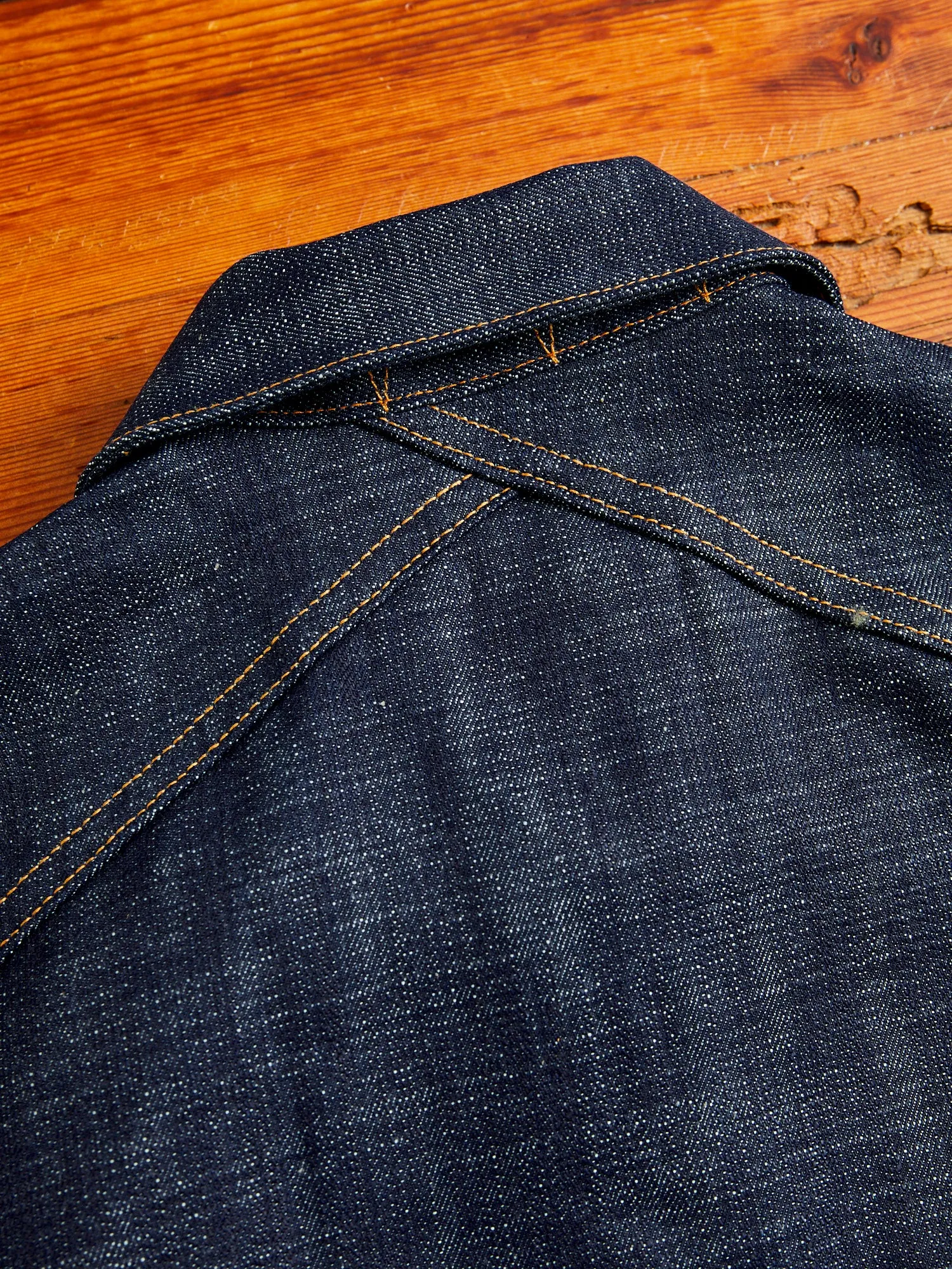 DJ-102xn "Natural Indigo" 15.4oz Selvedge Type-3 Denim Jacket