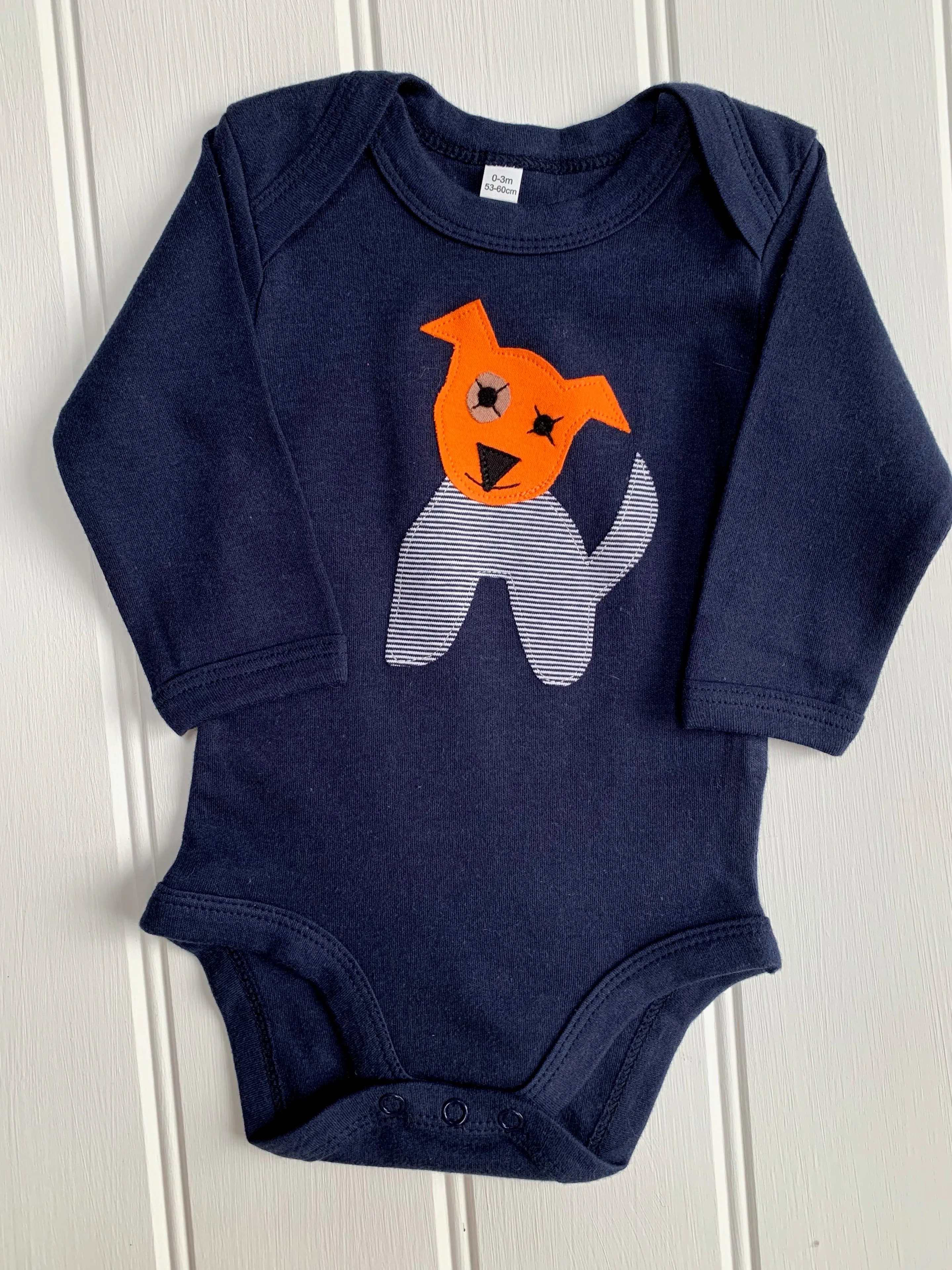 Dog Babygrow - Blue