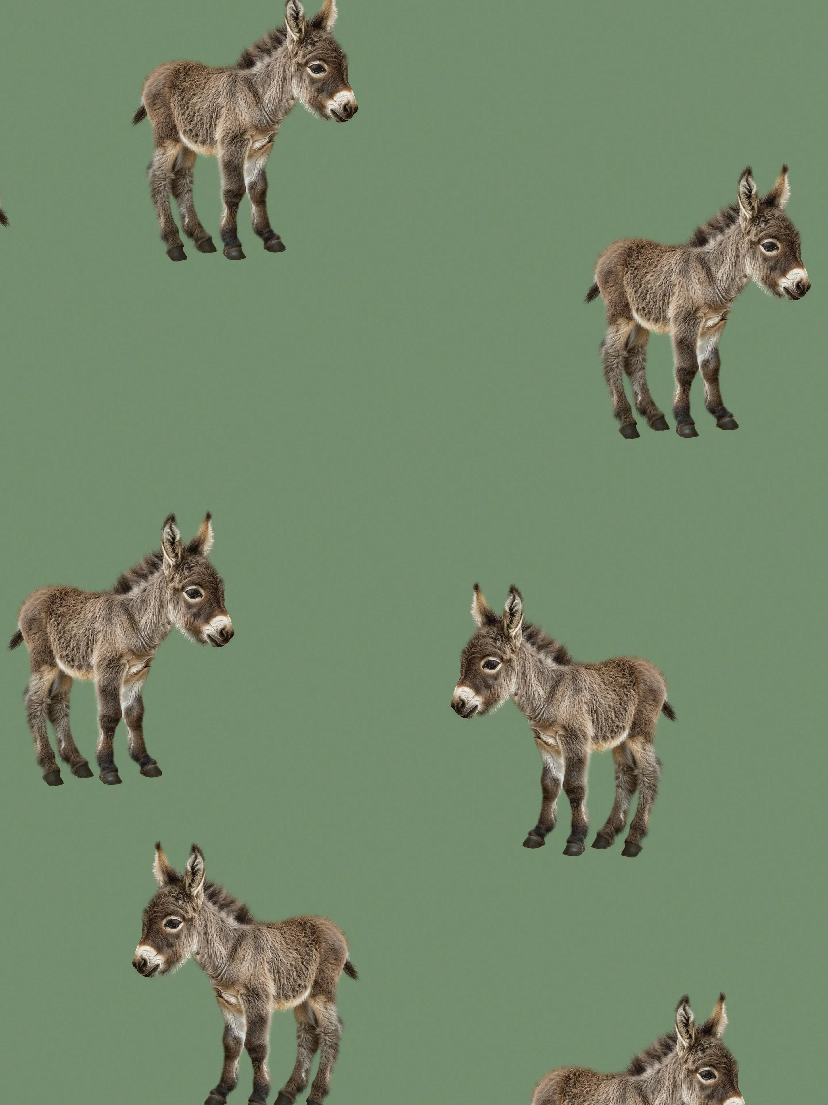 Donkeys Cropped T-Shirt Kids